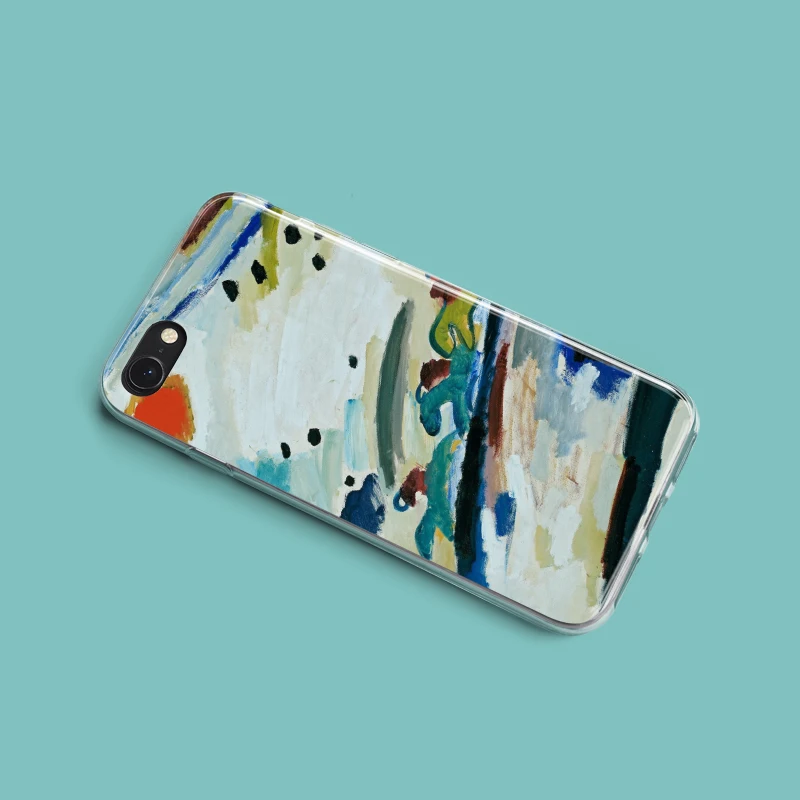 

Vasily Kandinsky Painting Coque Clear Soft Silicone Phone Cases Cover for iPhone XS Max XR 8 7 6S 6 Plus 5S SE 5 iPod Touch 6 5.