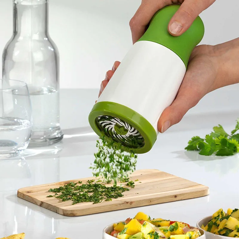 

New Arrival Herb Grinder Spice Mill Parsley Shredder Chopper Fruit Vegetable Cutter Garlic Coriander Spice Easy To Use Grinder