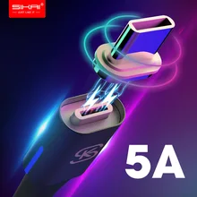 Автомобильные магнитные usb-кабели для зарядки 5A Type C, супер быстрый QC 4,0 для Huawei p20 lite plus Huawei Mate 20 Pro Honor 10 phone SIKAI