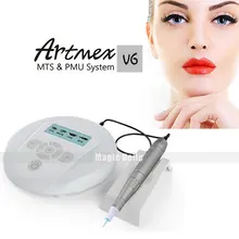 Новейший Artmex V6 ручка для микроблейдинга Перманентный макияж машина с цифровым управлением