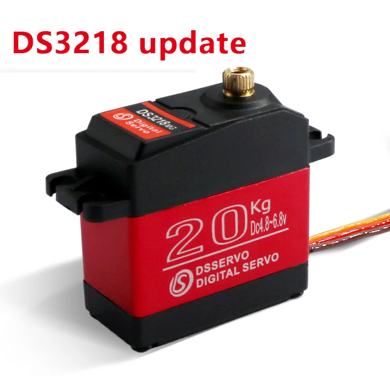 1 х водонепроницаемый сервоблок DS3218 обновление и Профессиональная высокоскоростная металлическая передача цифровая сервопривод baja servo 20