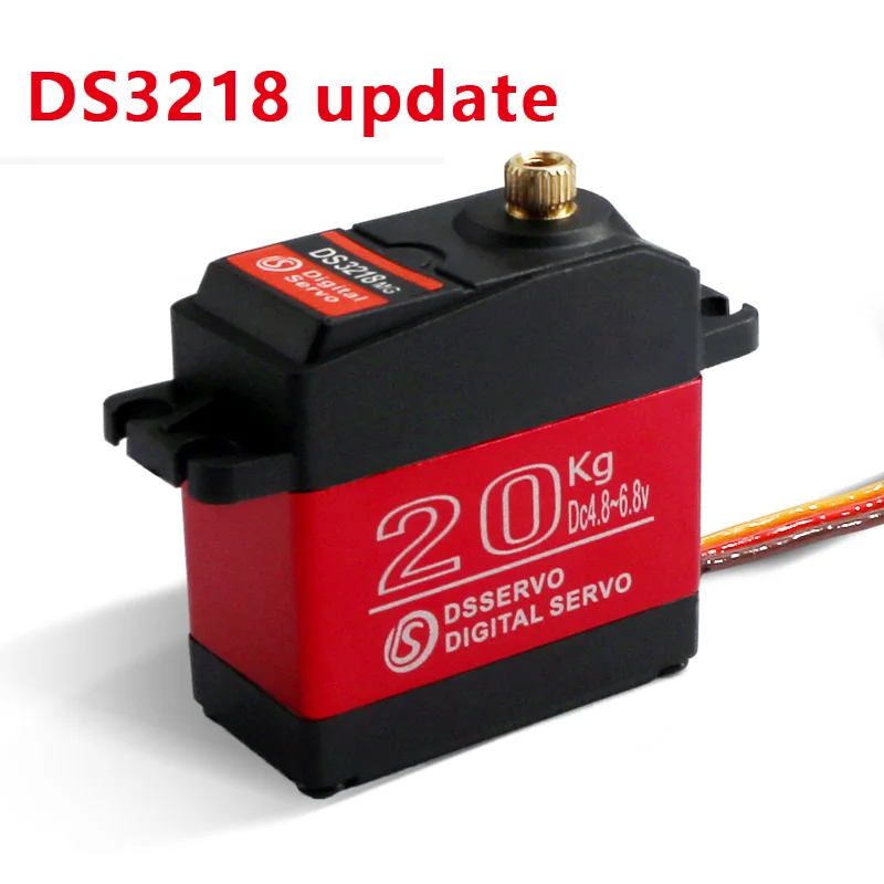 1 х водонепроницаемый сервопривод DS3218 обновление и Профессиональная высокоскоростная металлическая Шестерня цифровой сервопривод baja сервопривод 20 кг/. 09S для 1/8 1/10 Масштаб RC автомобилей