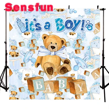 

Indoor Baby Child Photocall Cute Photography Background Teddy Vinyl Photo Studio Backdrop Bear Background 3x5ft