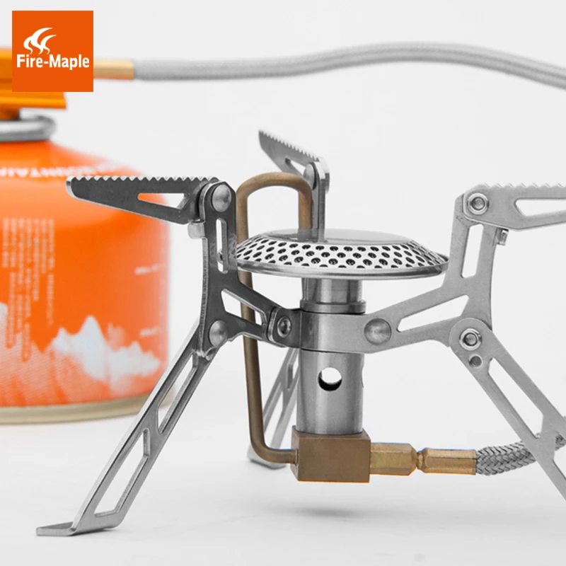Ceny Piesze wycieczki kuchenki gazowe piknik na świeżym powietrzu piec ogień Maple Ultralight przenośny piec gazowy ze stali nierdzewnej FMS 118 Camping palniki gazowe