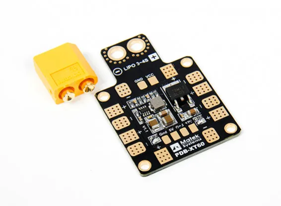 

MATEK Mini Power Hub PDB XT60 Power Distribution Board PDB-XT60 with BEC 5V/12V for FPV Drone Quadcopter QAV210 QAV-R QAV-X