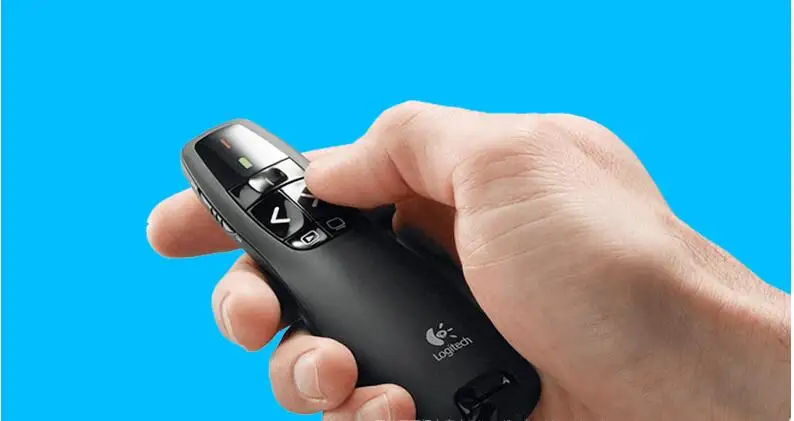 2.4 جيجا هرتز usb اللاسلكية rf البعيد ir باور بوينت ppt عرض مقدم مؤشر الليزر الأحمر مقدم القلم لوجيتك r400 2.4 جيجا هرتز usb اللاسلكية rf البعيد ir باور بوينت ppt عرض مقدم مؤشر الليزر الأحمر مقدم القلم لوجيتك r400