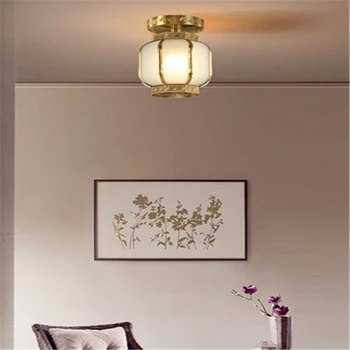 

Balcony Light Ceiling Lamp Modern Copper Porch LED Household Simple Corridor Aisle Lights Creative Lamps