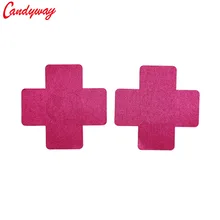 7 цветов крест под прикрытием бюстгальтер для груди соски покрывает Гель Лепестки Pasties молоко клей Эротическое белье наклейки для женщин дамы