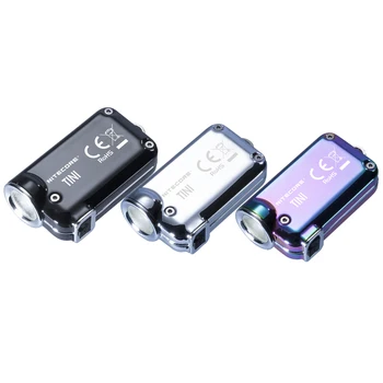 

NITECORE TINI SS mini Stainless Steel Key Light CREE XP-G2 S3 max 380 lumen beam throw 64m EDC small torch mini flashlight