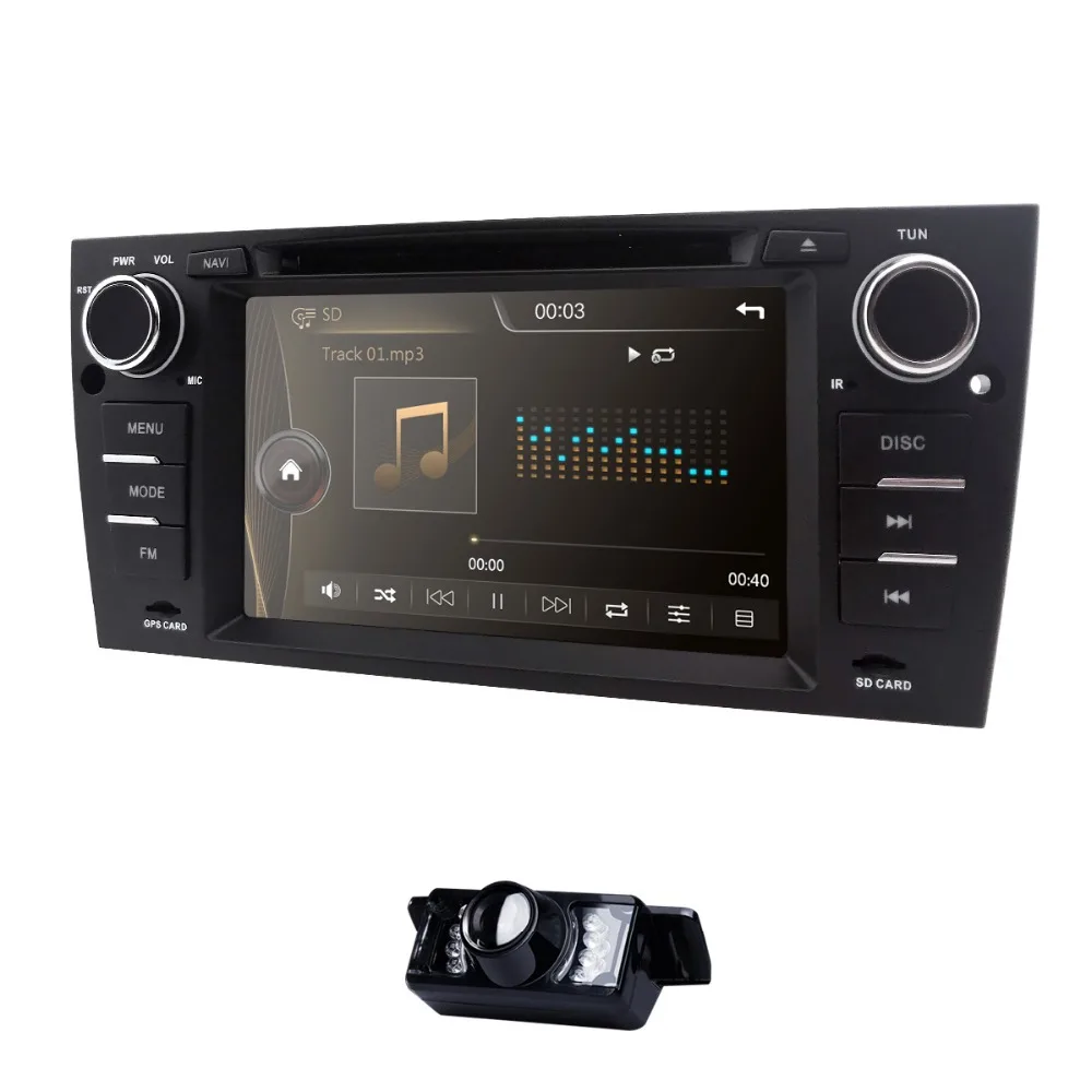 Top 7"Double 2Din Car Stereo DVD Player Navigation for BMW E90 with GPS,Bluetooth,DAB,USB,SD,DTV SWC RDS AM/FM CAM MirrorLink map CD 3