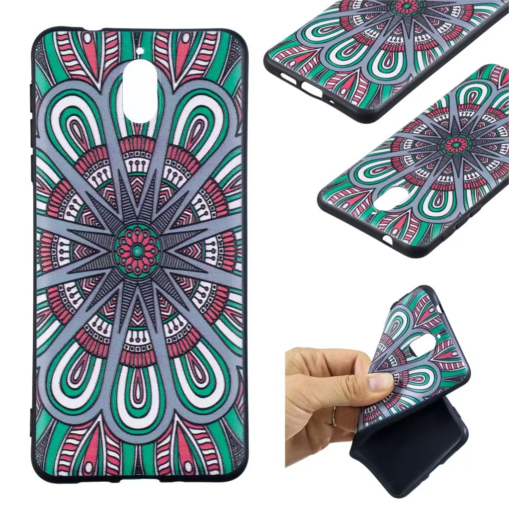 Dulcii for Nokia 3.1 case silicone Pattern Printing Embossed TPU Case cover capa fundas coque |