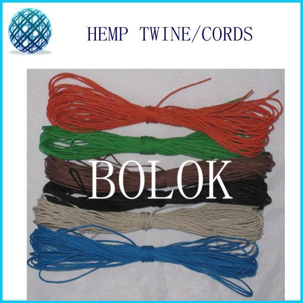 

free shipping 20pcs/lot 1mm waxed and colored hemp cords (10m/bundle)(total 200m) 12 Kinds color wholesales