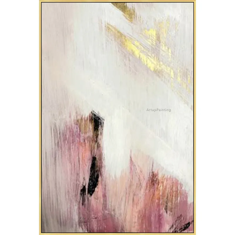 

Modern abstract oil paintings on canvas handmade cuadros decoracion Gold Wall art Pictures for living room