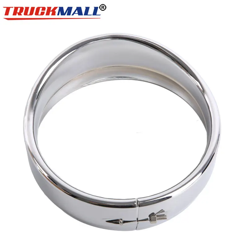 

7Inch Round LED Headlight Visor Mounting Trim Ring For Touring Road King Electra Glide Trim Ring