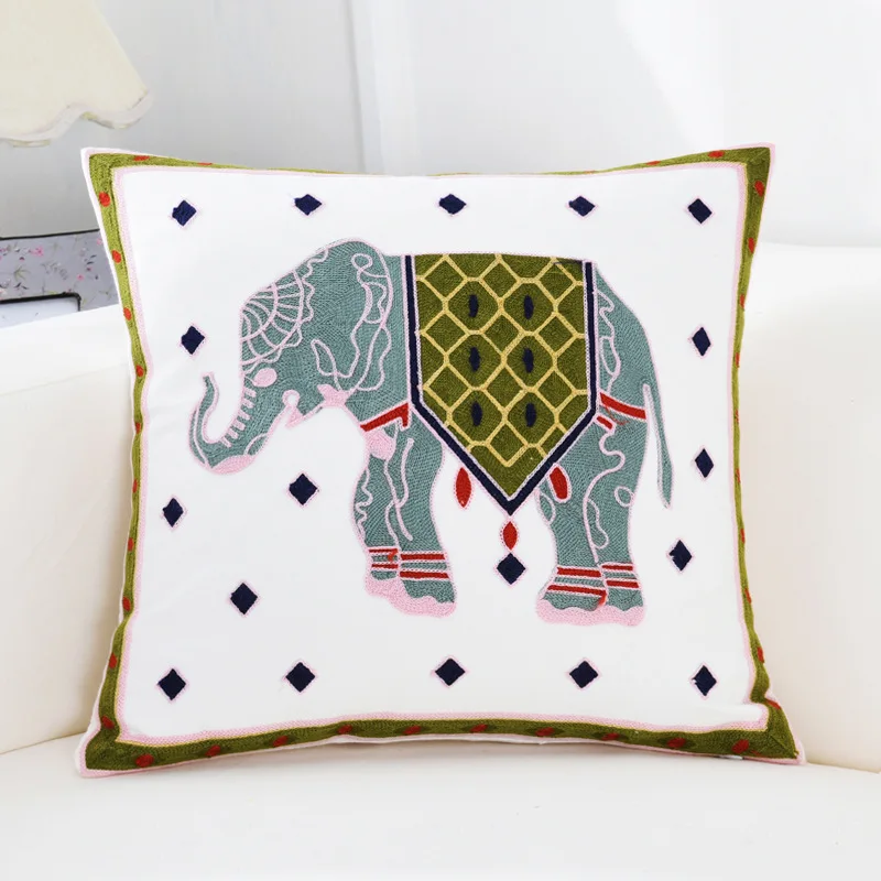 لون هندسة الرجعية وأنيقة مكتب أريكة وسادة تغطي ديكور المنزل الوسائد الكتان وسادة القضية غطاء وسادة