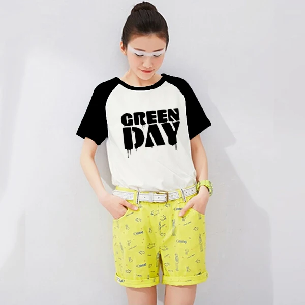 Raglan Short green day 4