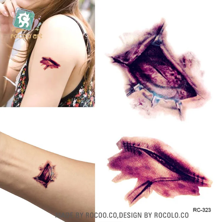 rc323horror fake woundskullblood halloween skeletontattoos temporary tattoos stickers 2016 - Halloween Fake Wounds rc323horror fake woundskullblood halloween skeletontattoos temporary tattoos stickers 2016 - Halloween Fake Wounds