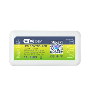 

New Mini WIFI Single Color Light Emitting Diode Controller Phone App Control Android/ IOS System for Strip Light Lighting Box