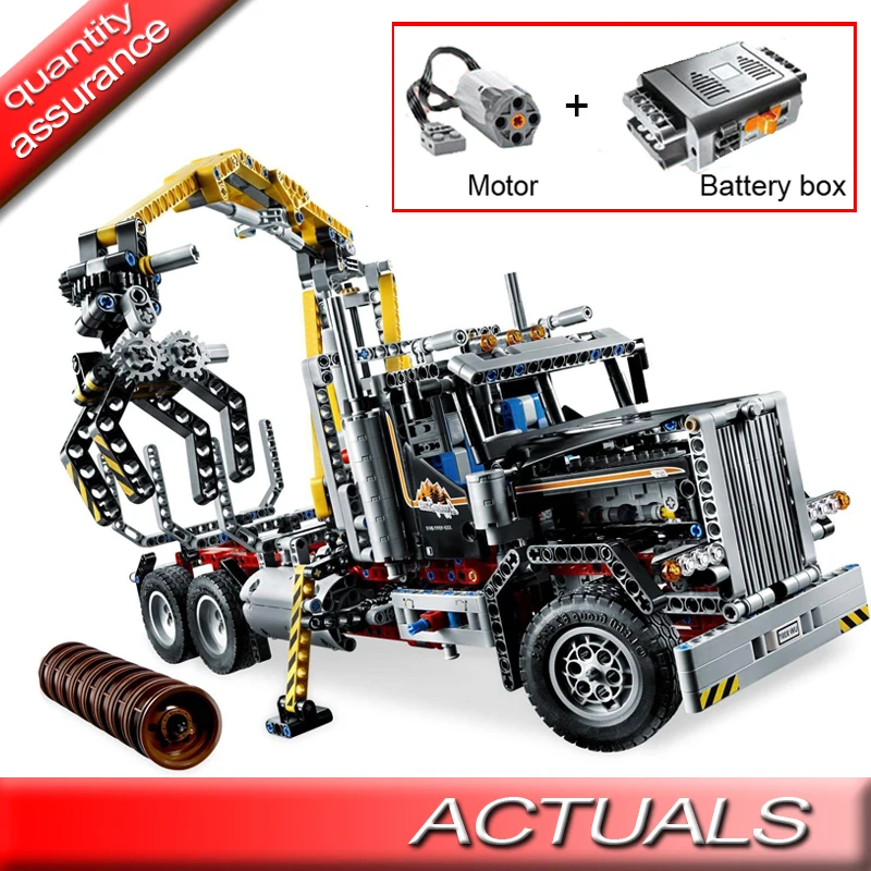 

Lepin 20059 1338Pcs Technic The Logging Truck Building Blocks Mechanical Assembled Model Bricks Toys Compatible with Lego 9397