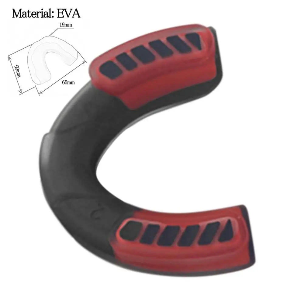 Professional Soft EVA Mouth Guard Adult Karate Muay Safety Mouth Protective Teeth Guard Sport Football Basketball Thai Boxing - Цвет: EVA Type F