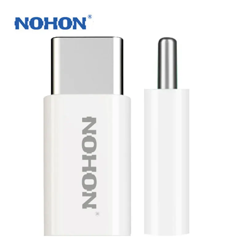 

2PCS NOHON USB Type-C Adapter To Micro For Xiaomi 4C Meizu Pro 5 Oneplus 2 Nokia N1 MacBook Zuk1 Cable Charger Connector Plug