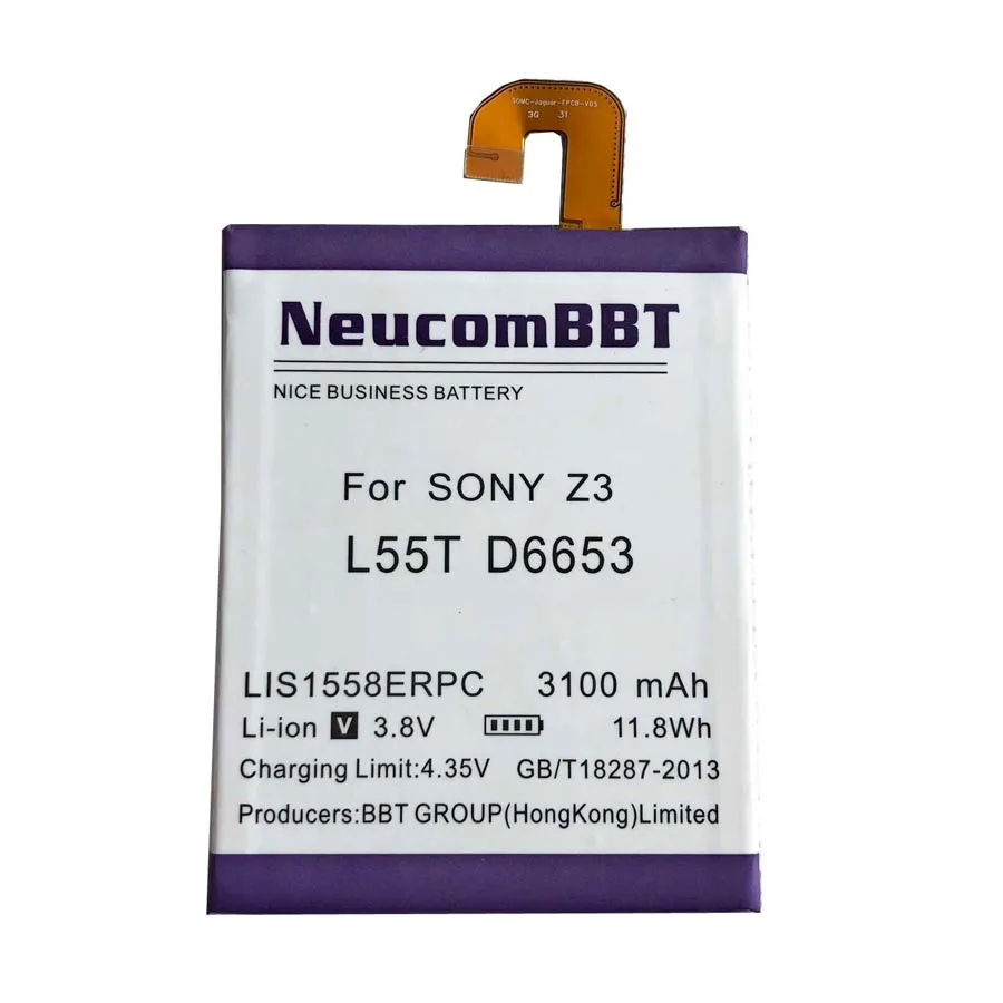 LIS1558ERPC батарея для Sony Xperia Z3 L55U D6653 D6603 D6633 D5803 D5833 D6616 D6708 L55T neucombt | Мобильные телефоны