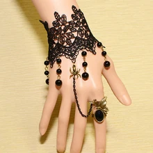 

European and American Vintage Court Gothic Lace Bracelet Fashion Fake Collar Nightclub Party Jewelry