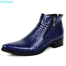 New Arrival Luxury Brand Men Dress Boots Shoes Genuine Leather Men's Ankle Boots Patent Leather Martin Chelsea Boots цена New Arrival Luxury Brand Men Dress Boots Shoes Genuine Leather Men's Ankle Boots Patent Leather Martin Chelsea Boots цены онлайн