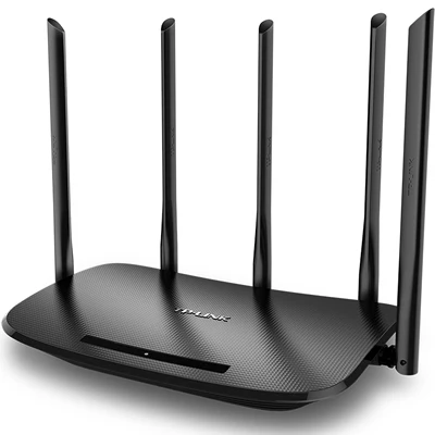 Подбородок-прошивка 5*100 Мбит порты TP-LINK AC1300 Беспроводной Dual Band 2,4+ 5G Wi-Fi роутер 5 антенны 11AC Беспроводной роутер AP WDS, без коробки