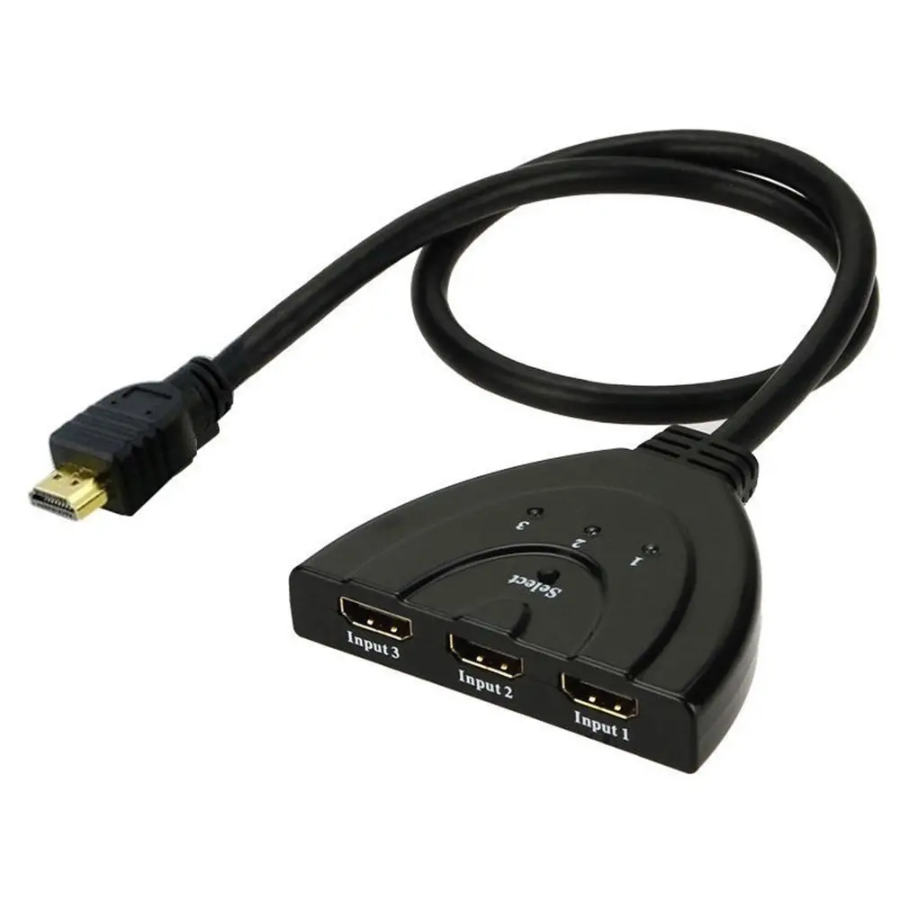 Новый Модный высококачественный 3 портовый HDMI 1 1080P переключатель разветвители