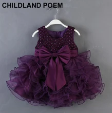 Filles d’été 1 année D’anniversaire du Parti Princesse bébé filles robe bébé filles robes de baptême Baptême Robe pour nouveau-né