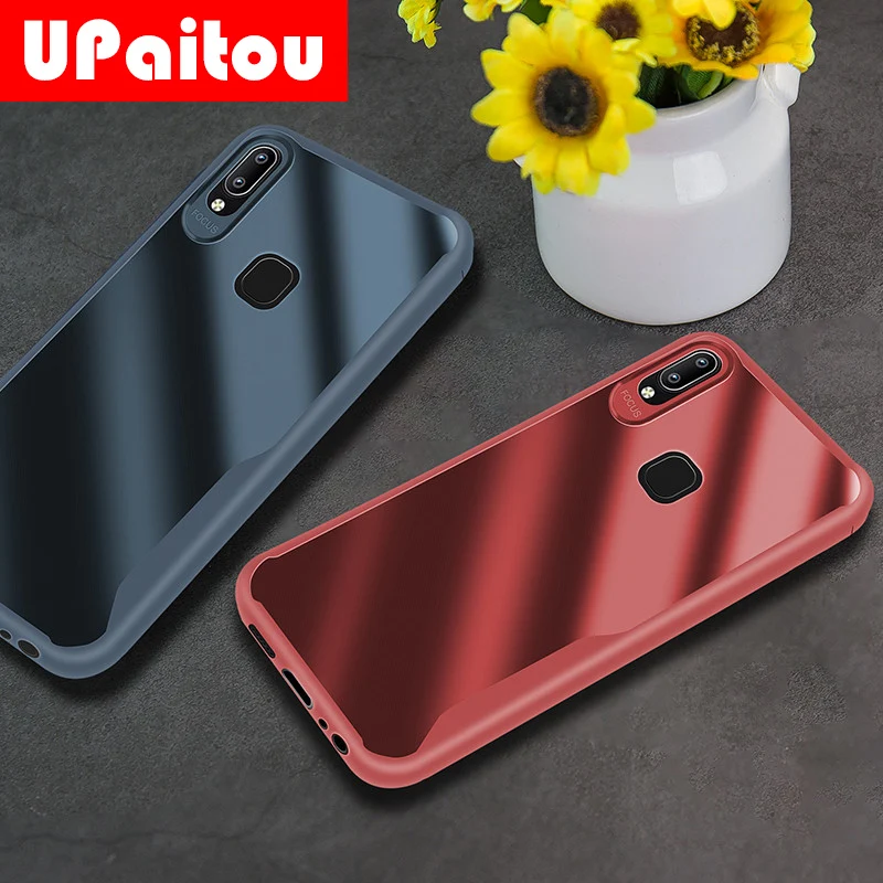 UPaitou Plain Case for VIVO V15 V11 Pro V11i Case Bumper Soft Transparent TPU Silicon Cover For Vivo V15 Pro Case