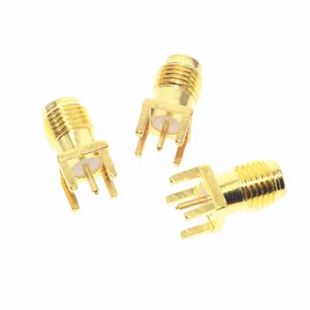 

SUQ Hot End Launch PCB Mount SMA Female Plug Straight RF connector Adapter antenna SMA connector 5PCS