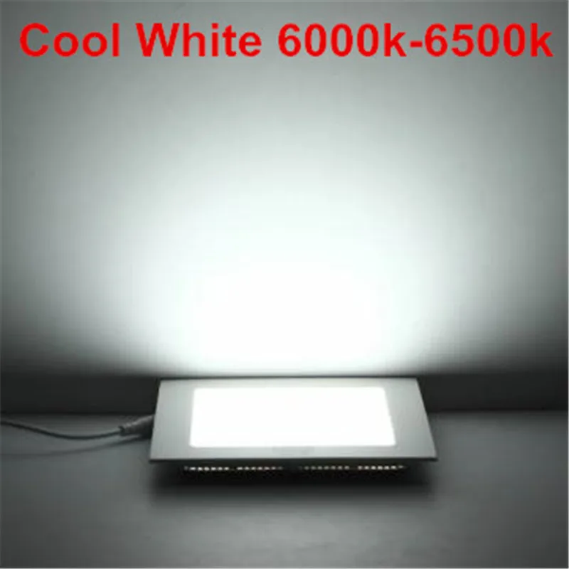LED Downlight Recessed Kitchen Bathroom Lamp 85-265V 25W Round/Square LED Ceiling Panel light Warm/Natural/Cool White