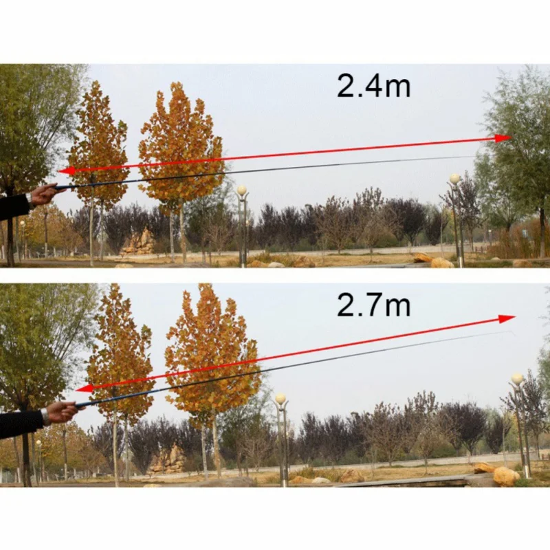 1,8-3,9 м Мини телескопические удочки для ловли карпа, портативная удочка, сверхлегкая Удочка из углеродного волокна для путешествий, удочка для рыбалки, пресноводная