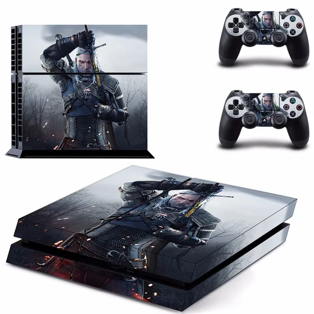 Cheap PS4 The Witcher 3: Wild Hunt Skin Sticker for Sony playstation 4 Console and Controller