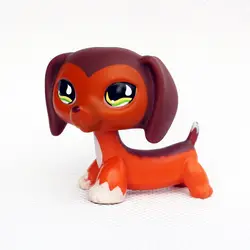 pet shop lps toys литл пет шоп игрушки лпс собаки #675 редкие оригинал Собака такса бурый сосиска Новому Году Подарок