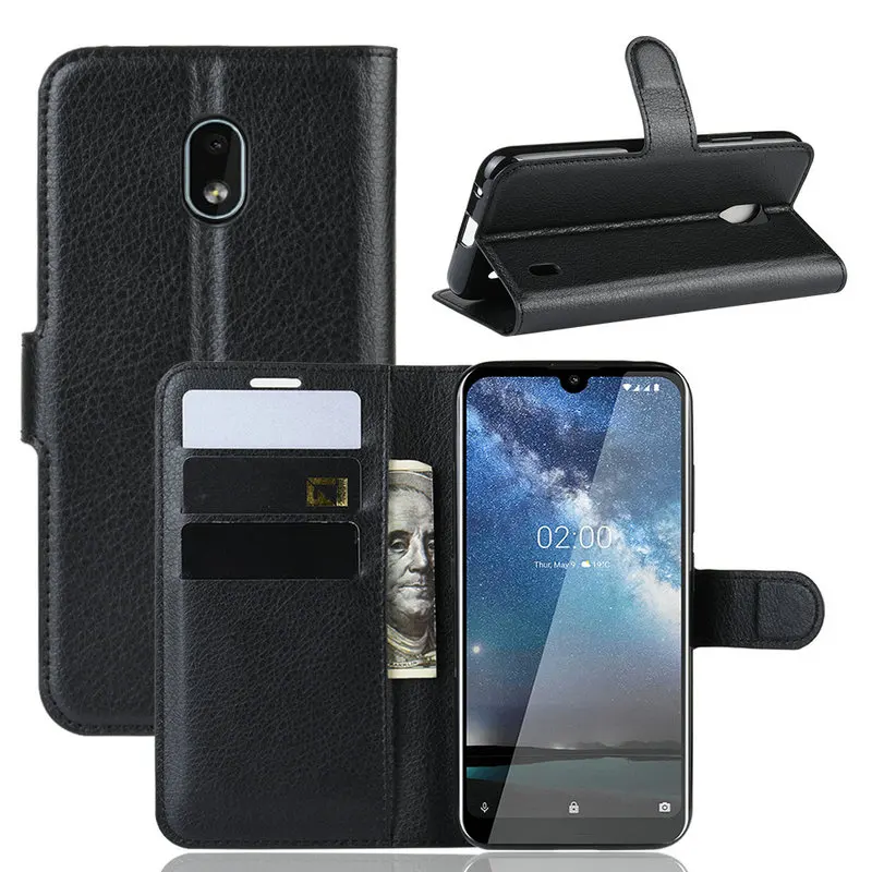 Чехол бумажник для Nokia 2 TA 1179 1183 1188 чехол книжка 3 кожаный 4 2|Бамперы| |