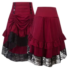 Женская юбка кружевная стандартная Юбка зимняя трикотажная плиссированная юбка