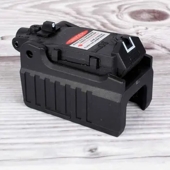 

Tactical Red Dot laser Sight Scope for Airsoft KWA KSC Glock 17 22 23 25 27 28 43 Pistol Iron Rear Sight