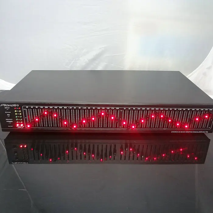 EQ 799 стерео двойной 20 полосный графический эквалайзер/высокая эффективность/KTV
