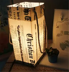 2015 Персонализированные газетного стиля регулируемый ночник украшения ночники краткое светодиодное освещение Регулируемый dy-1072