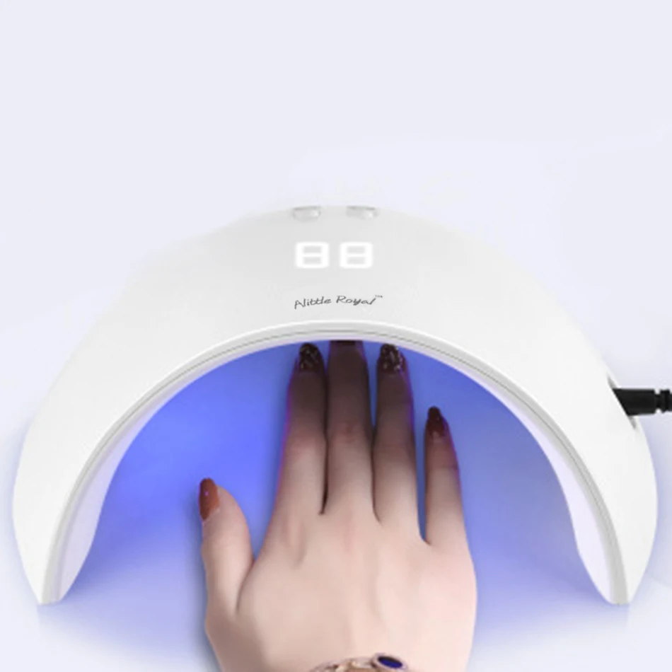 27 Вт УФ светодиодная лампа для сушки ногтей машина для Гель-лак для ногтей инструменты для дизайна ногтей белая лампа с автоматическим датчиком таймер 60s 90