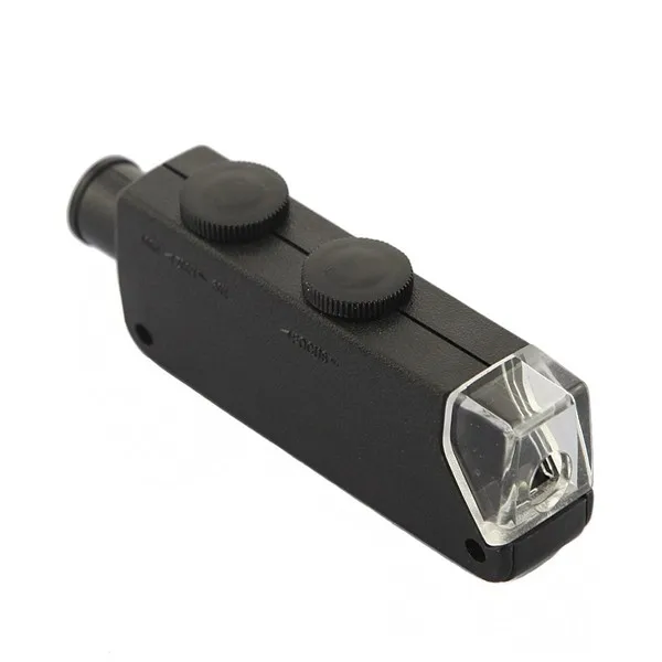 Светодиодный микроскоп с клипсой для объектива мобильного телефона 60X-100X увеличительная Лупа объектив камеры для iPhone 6 5S samsung S5 Note 4 huawei