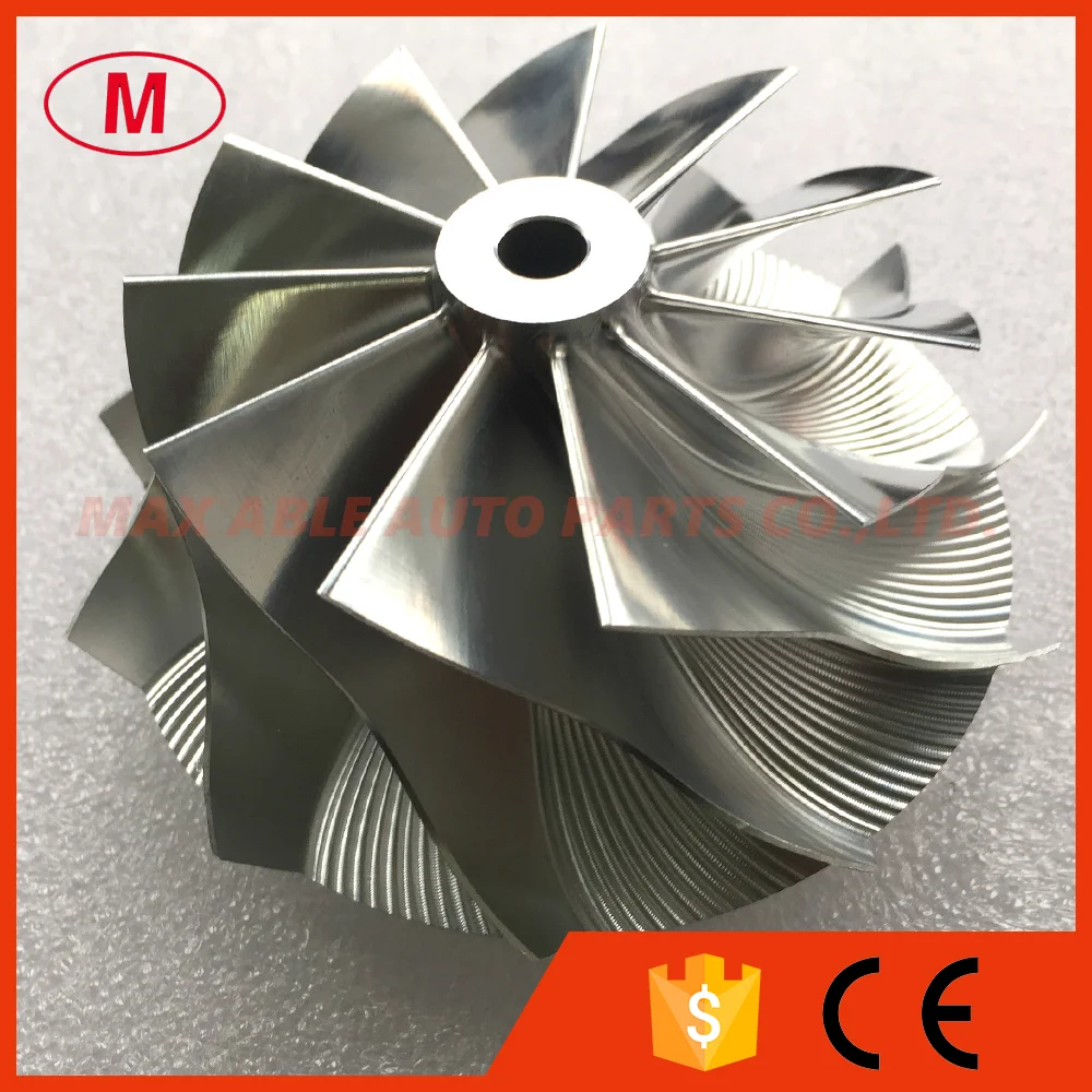 T88 38 г высокое Superback Turbo Алюминий 2618/Фрезерование/Заготовки колеса компрессора 76,00/96,00 мм 11+ 0 лезвия вперед вращения