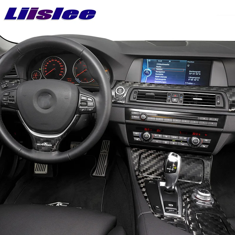 Top LiisLee Car Multimedia GPS Audio Hi-Fi Radio Stereo For BMW 5 Series F10 F11 2013~2016 Original NBT Style Navigation NAVI 1