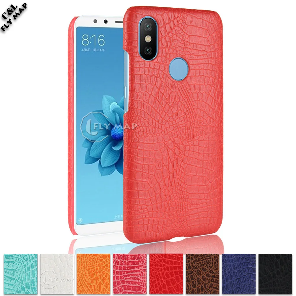 Чехол из крокодиловой кожи для Xiaomi Mi 6X X6 Mi6X Mi6 X MiX6 жесткий защитный чехол