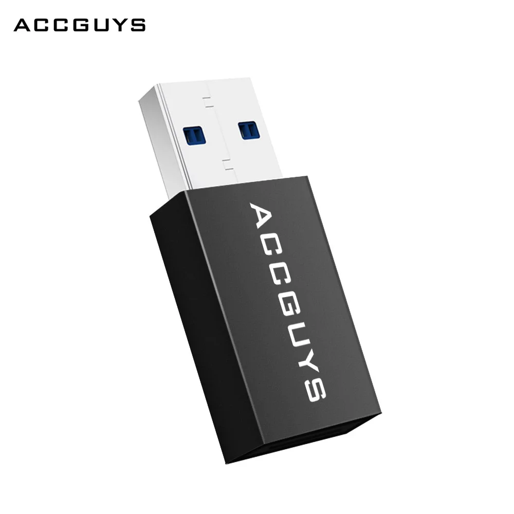 Высокая Скорость Тип C Female to USB 3,0 Мужской Порты и разъёмы адаптер USB-C для USB3.0 Тип-C разъем адаптера конвертер для Macbook huawei P9 Xiaomi 4C - Цвет: black