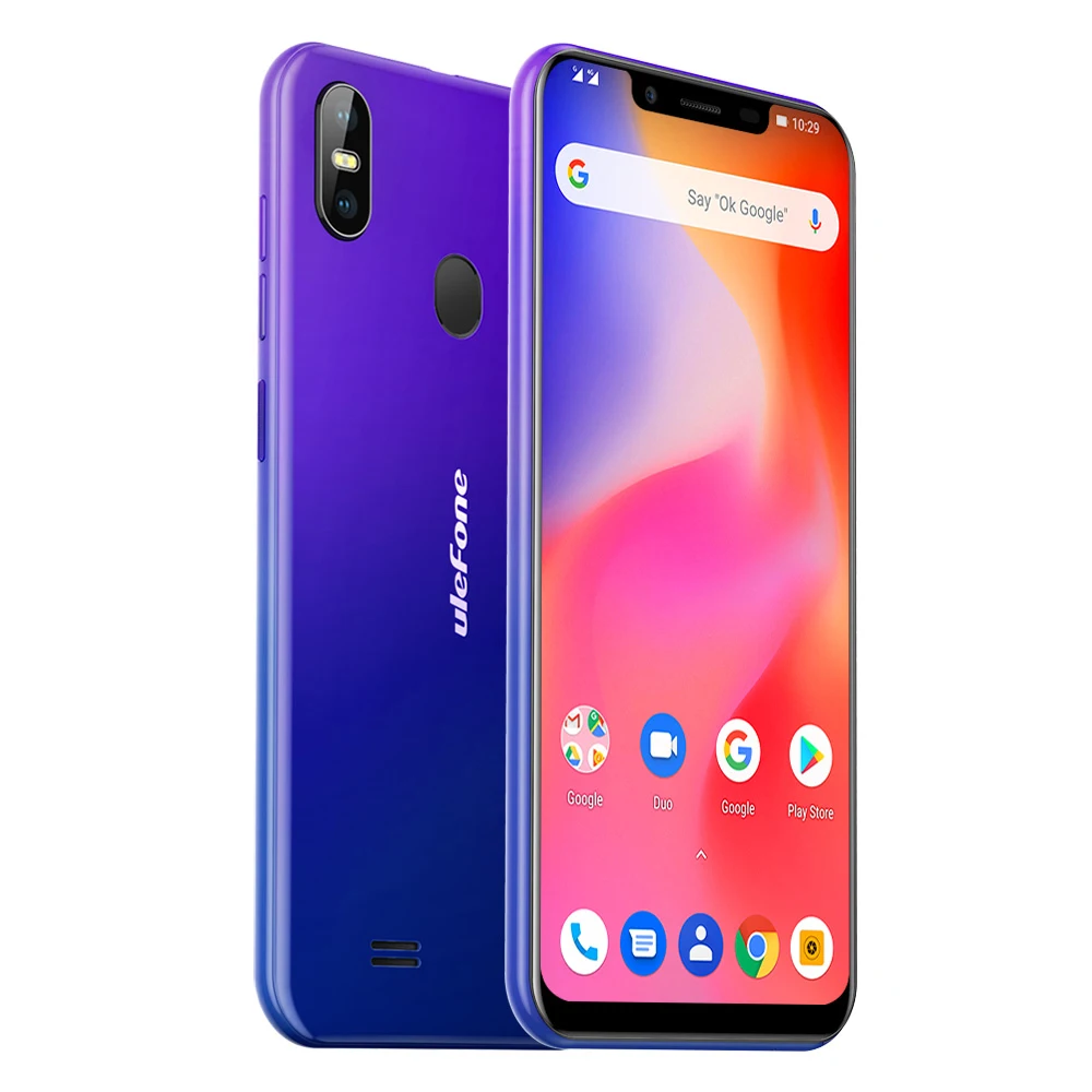 Мобильный телефон Ulefone S10 Pro, 5,7 HD+ 19:9, 2 Гб ОЗУ, 16 Гб ПЗУ, 16 МП, Android 8,1, четырехъядерный смартфон MT6739WA, разблокировка лица, 4G