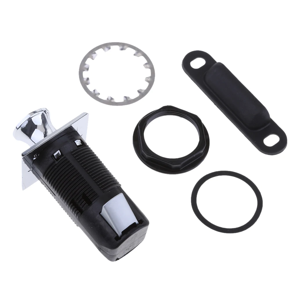 Marine Boat MP Point Push-type Door Lock Cabinet Door Lock MP-05-212-11 Yacht Marine Boat Hardware Door Knob Latch Lock Silver